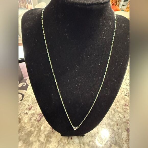 NEW Crystal Bloom Necklace Sterling Silver - Picture 6 of 12